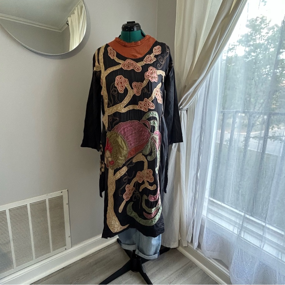Magnolia Pearl Silk Hi-Lo Parnassus Tunic Top Dress OSFM - Picture 2 of 16
